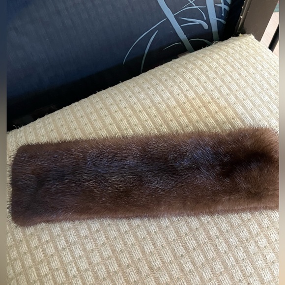 EUC GENUINE MINK HEAD BAND -vELVET LINED - Picture 2 of 8